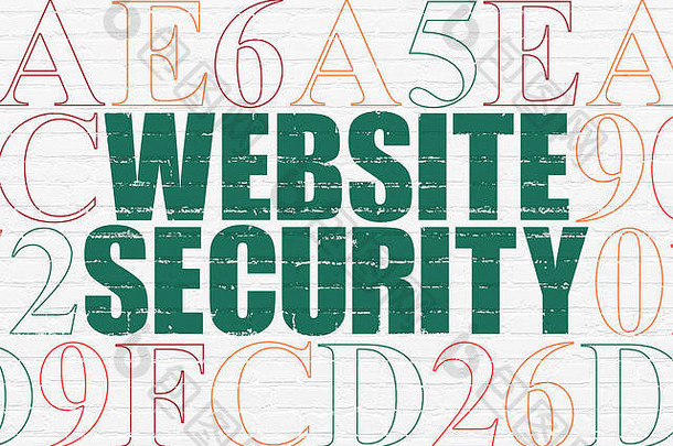 网络设计概念网站安全墙背景
