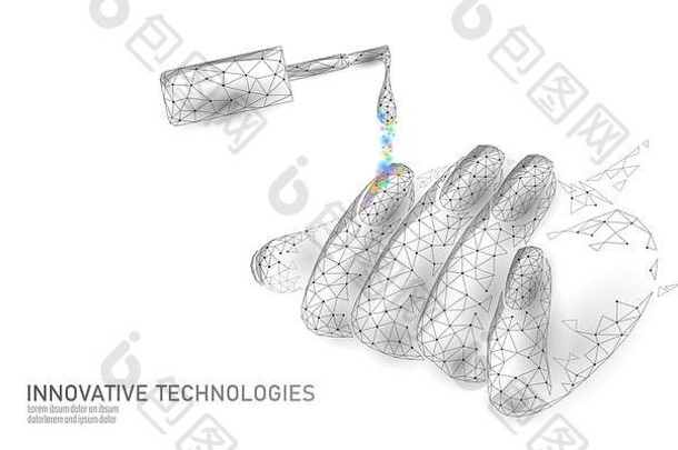 低聚现代指甲波兰的护理技术创新水疗中心沙龙手手指尖助力器公式指甲保护盾女化妆品