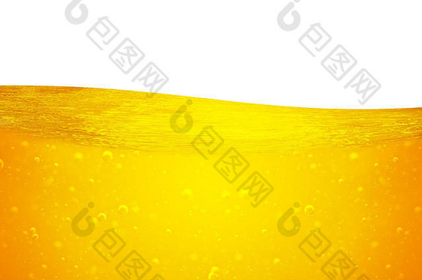 石油背景液体流黄色的项目石油蜂蜜啤酒变体白色背景区域文本
