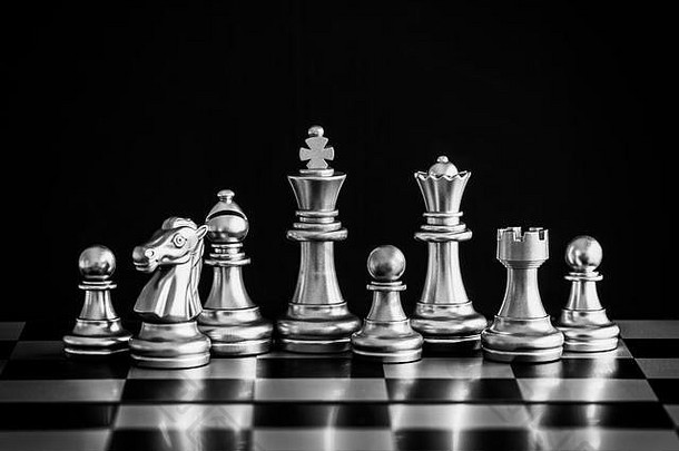 策略国际象棋战斗情报挑战游戏棋盘成功策略概念国际象棋业务领袖成功的想法国际象棋策略
