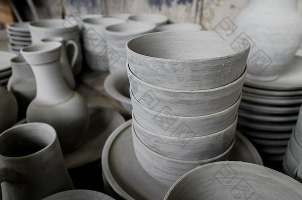 做了什么摩洛哥11月手工制作的陶器货物堆放列陶器车间做了什么摩洛哥