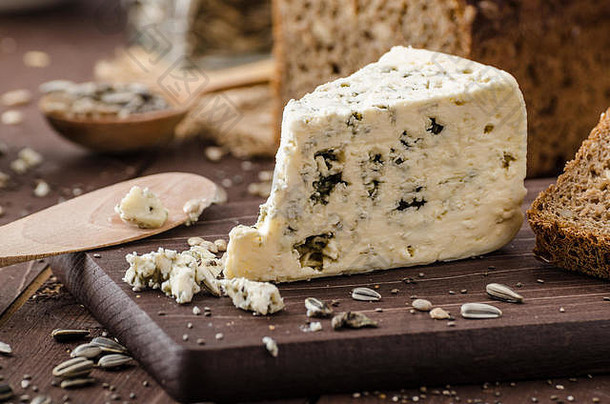 蓝色的奶酪美味的奶酪<strong>产品照片</strong>简单的
