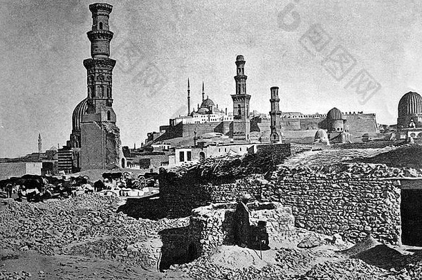 早期复写开罗埃及历史照片