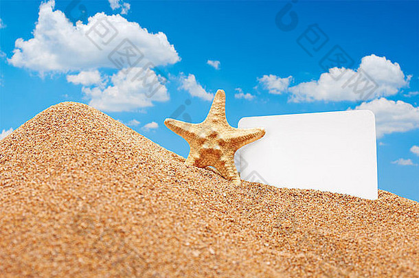 视图海明星白色卡海滩