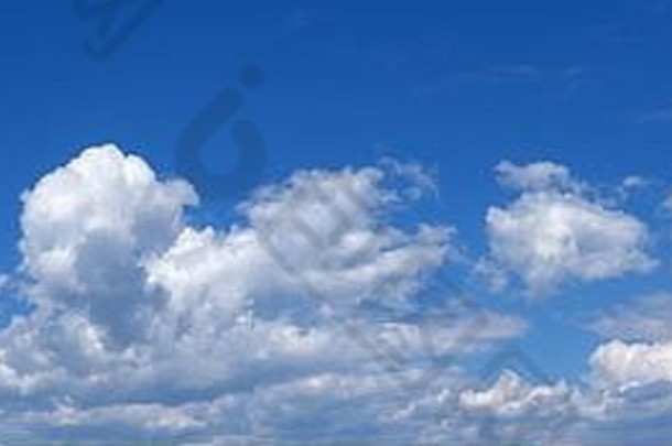 Cloudscape蓝色的天空全景