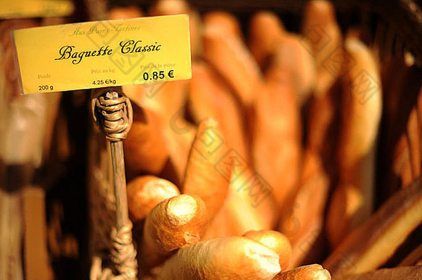 法国法式长棍面包市场城市布卢瓦卢瓦尔谷法国