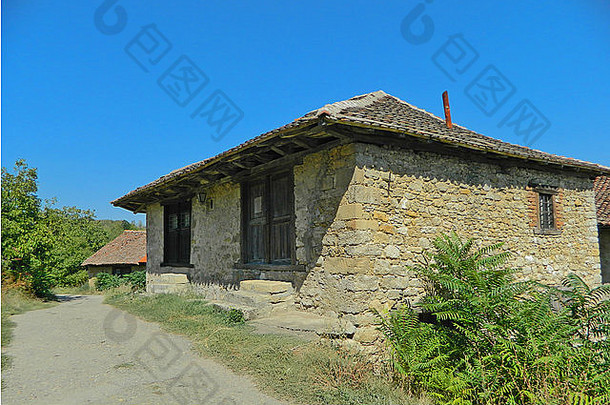 石头房子农村区域东部塞尔维亚