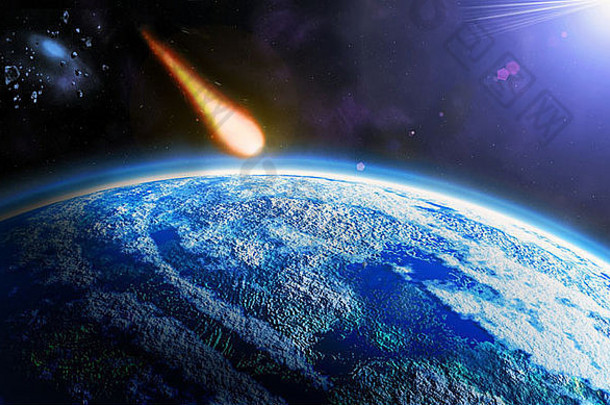 危险空间小行星世界末日