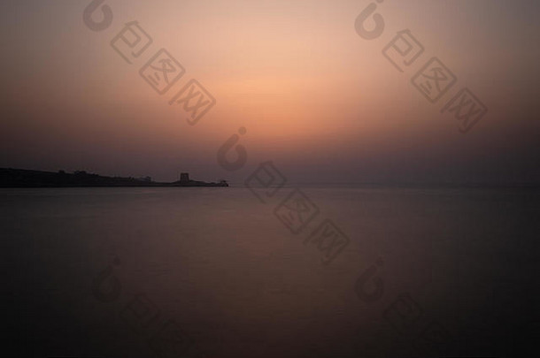 日光亚得里亚海海海岸加尔加诺半岛意大利
