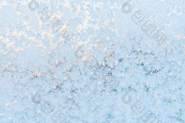 冰模式冷淡的窗口美丽的冬天背景