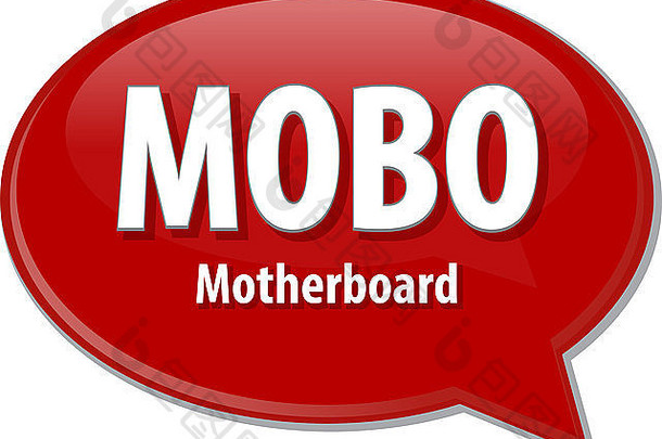 演讲泡沫插图信息技术首字母缩写缩写术语定义mobo主板