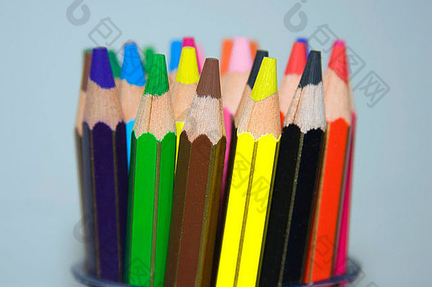 颜色铅笔铅笔能