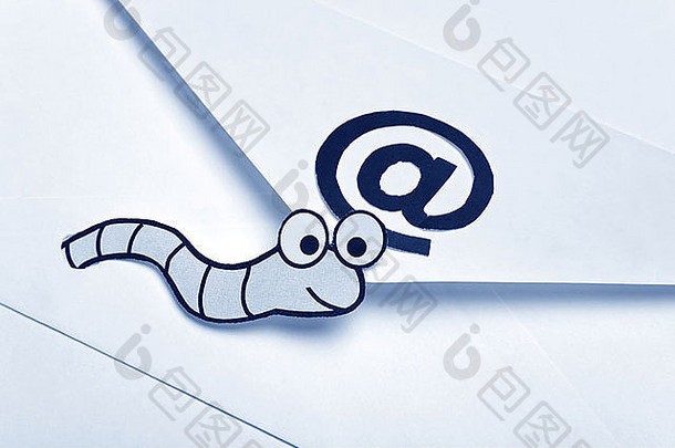 蠕虫电子邮件概念电子邮件安全病毒