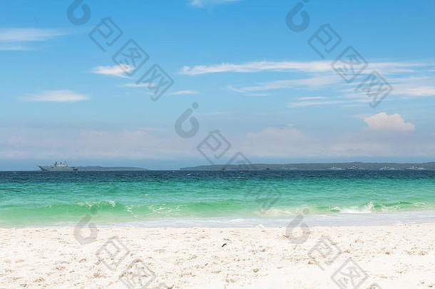 海姆斯海滩世界白的海滩杰维斯湾美丽的夏天一天Azure蓝色的水白色沙子杰维斯湾澳大利亚