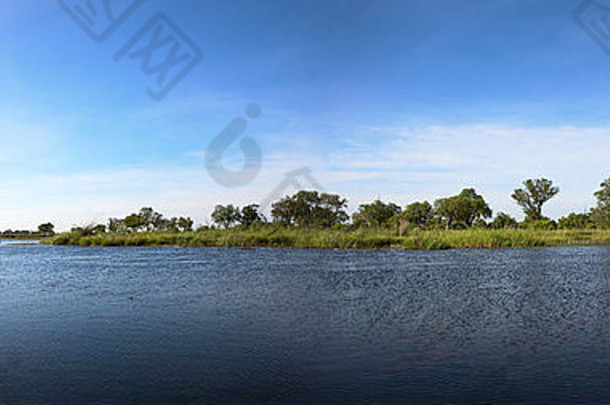 景观水草奥卡万戈δ北博茨瓦纳δ最大的sweatwater储层