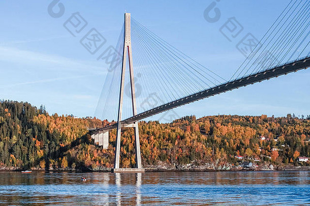 skarnsund桥混凝土斜拉桥桥挪威