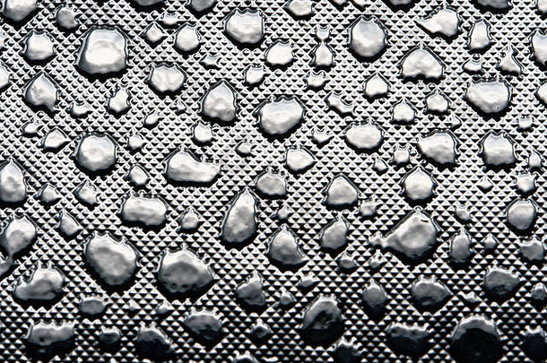 银反光织物材料纹理模仿水滴摘要背景反射器织物照明设备