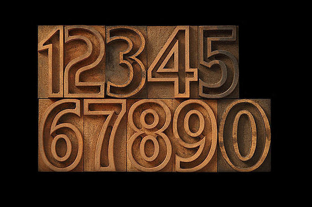 大纲木凸版印刷的类型数字