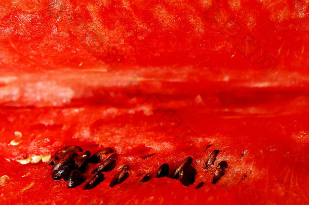 宏成熟的新鲜的红色的西瓜背景