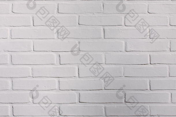 白色砖墙模式对称的背景