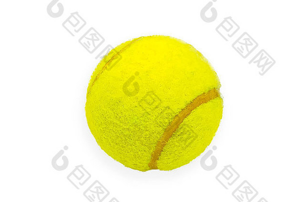 网球球白色背景