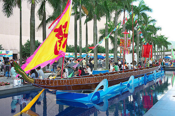 龙船显示龙船节日在香港香港