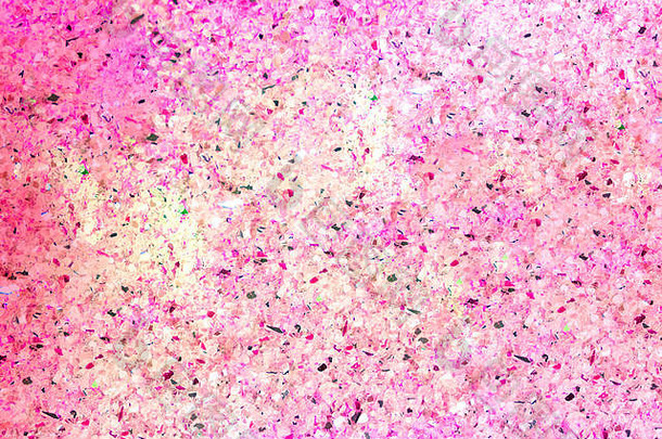 摘要背景粉红色的珊瑚水晶前视图复制空间