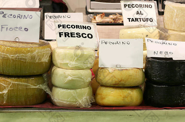 意大利奶酪科里新鲜意味着新鲜的奶酪使牛奶羊