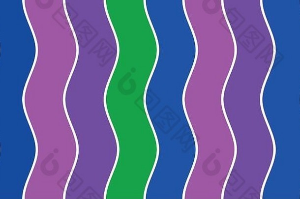 彩虹行色彩斑斓的背景插图摘要色彩斑斓的背景波液体形状