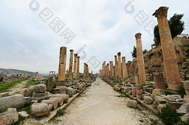 古老的罗马城市卡拉克约旦