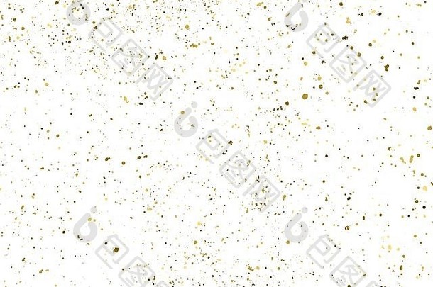 黄金闪闪发光的纹理孤立的白色琥珀色的粒子颜色庆祝背景金爆炸五彩纸屑设计元素数字背包