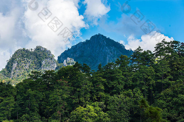 热带山范围泰国