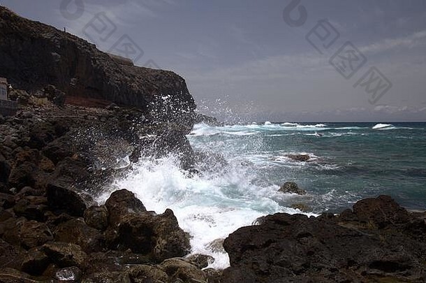 大加那利岛陡峭的海岸魔法minucipality北西岛