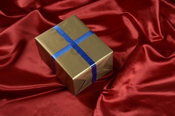 盒子礼物颜色金关于基金织物颜色红色