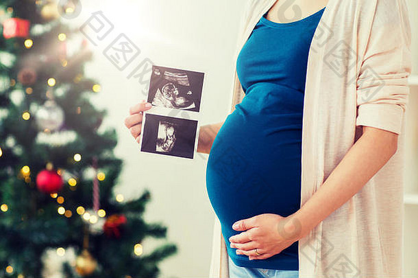怀孕了女人超声波图片<strong>圣诞</strong>节
