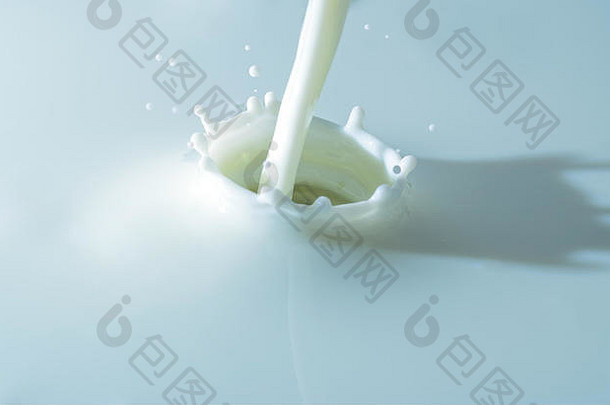 溅牛奶表面牛奶
