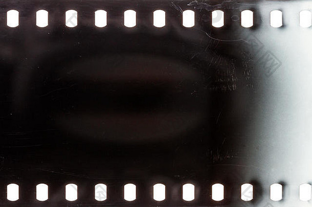 空白粒度的电影带纹理背景