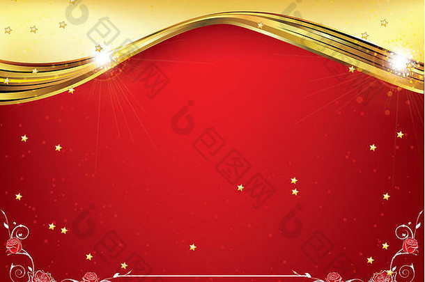 红色的庆祝活动背景场合冬天假期婚礼邀请帖子卡片打印颜色问候卡