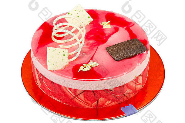 树莓芝士蛋糕伟大的特殊的生日