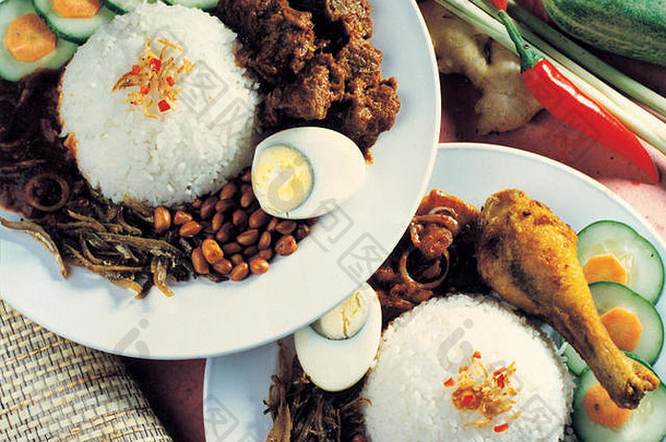 亚洲食物大米马来西亚