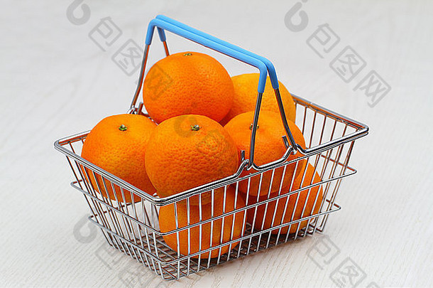 Mandarines迷你购物篮子