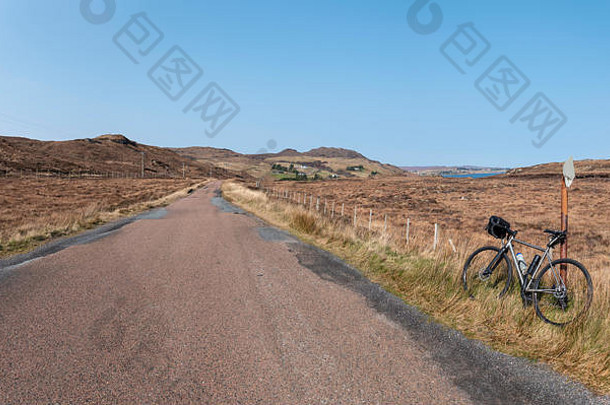 骑自行车便便生活湾海岸洞同样西海岸苏格兰