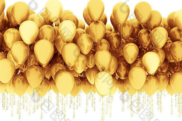 行金聚会，派对气球庆祝活动背景