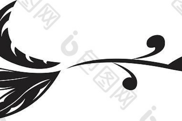 孤立的阿拉伯式花纹模式