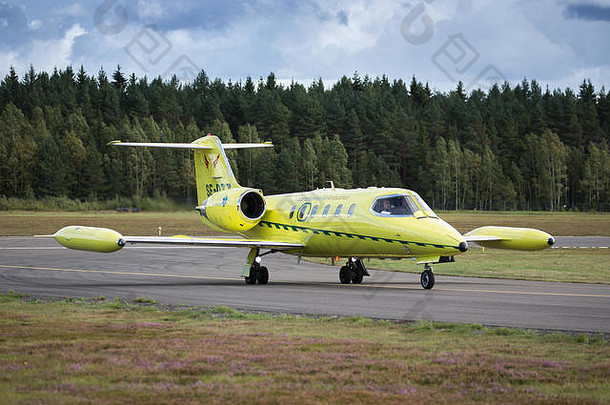瑞典空气救护车着陆选择病人