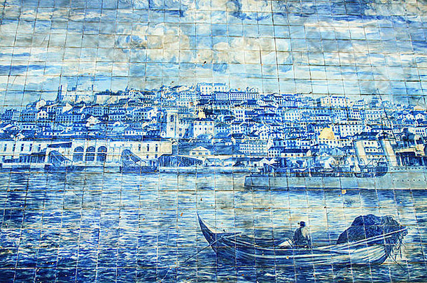 阿祖莱霍porcelan瓷砖葡萄牙