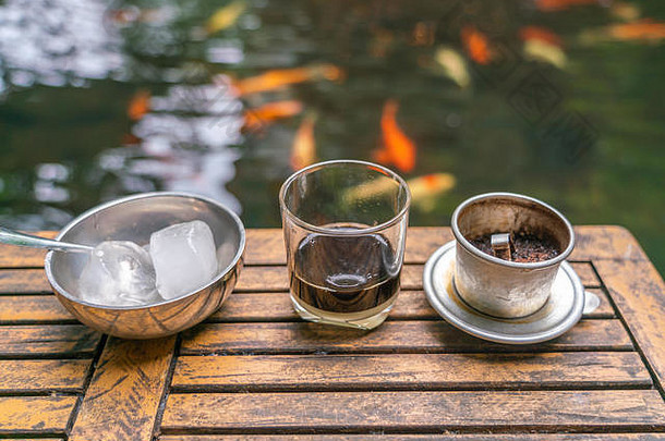 传统的越南咖啡