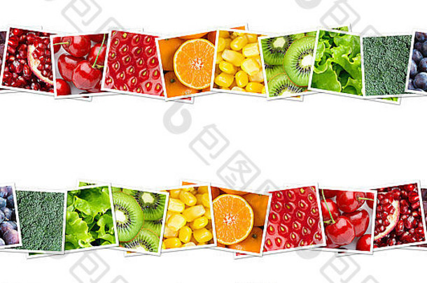 水果蔬菜健康的食物概念