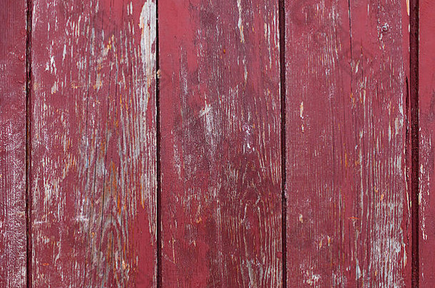 木木板剥红色的油漆