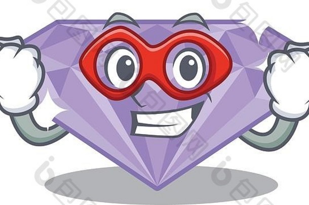 超级<strong>英雄</strong>紫罗兰钻石与人物隔离
